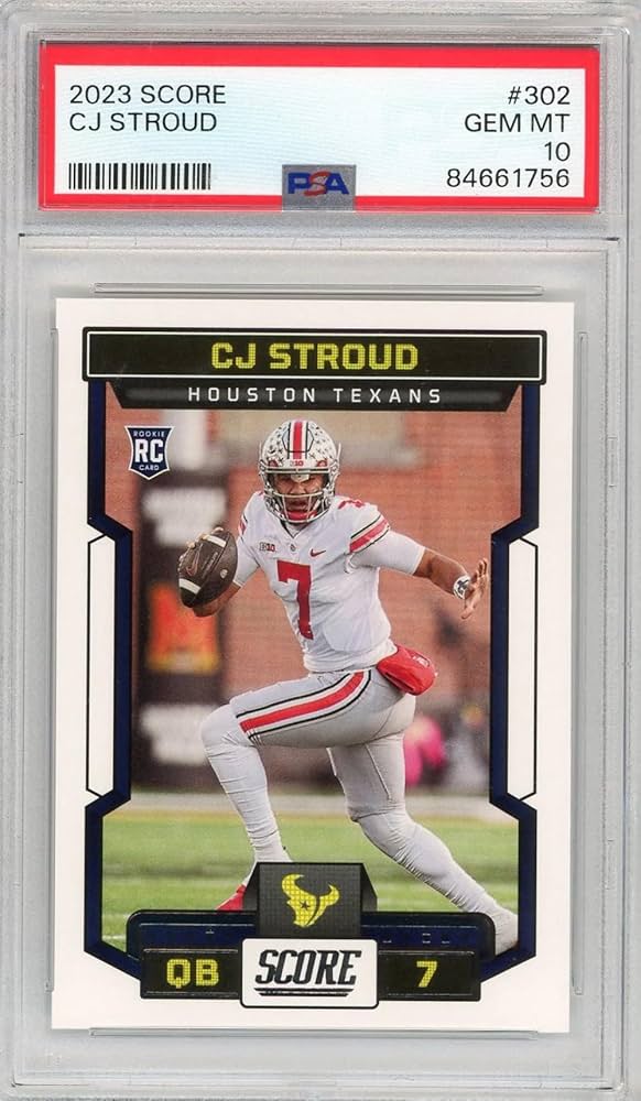 2023 Score CJ Stroud Rookie Card: Latest Values & Trends