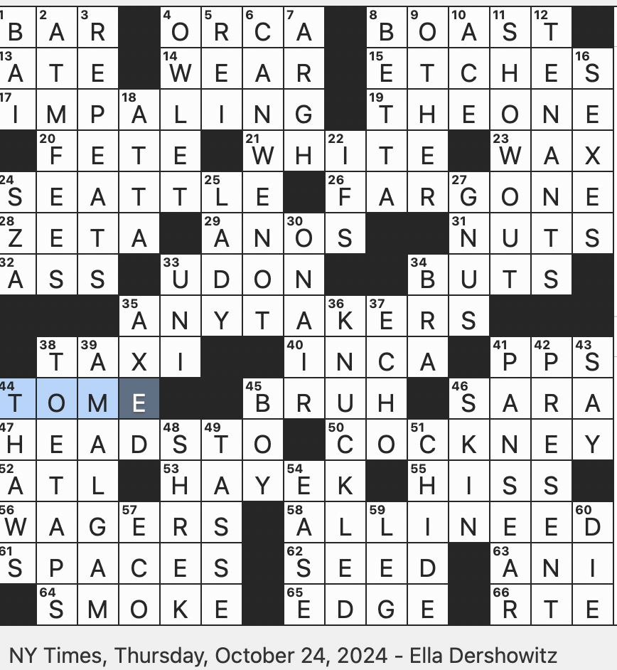 What is the Kind of Opening in NYT Crossword? Answer Revealed