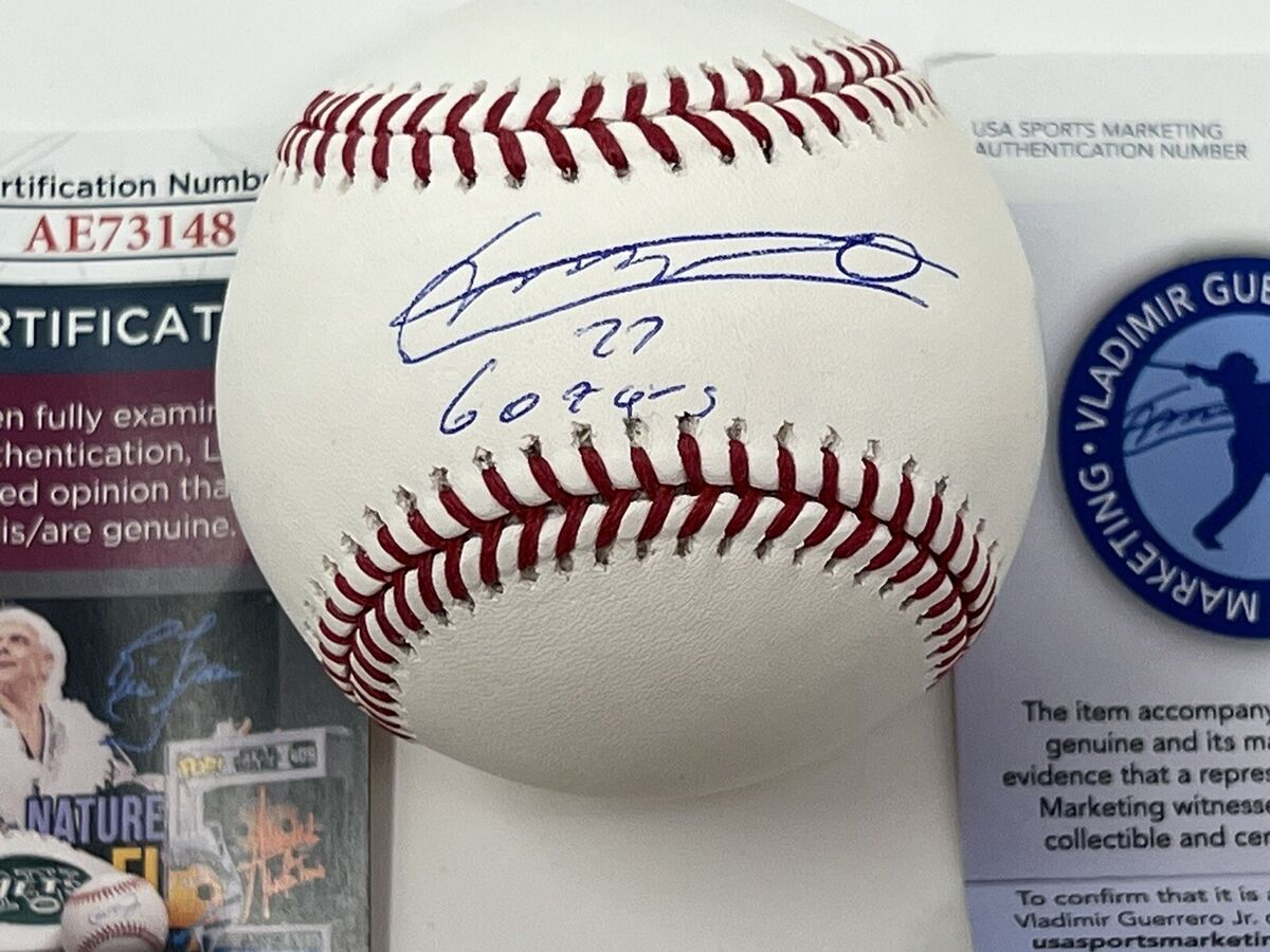 Vladimir Guerrero Autographed Baseball: A Must-Have for Collectors