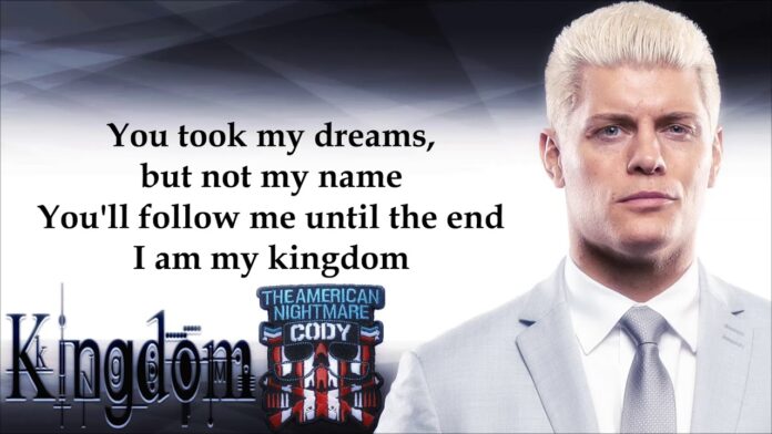 Cody Rhodes Theme Lyrics: Unpacking the Meaning Behind Kingdom