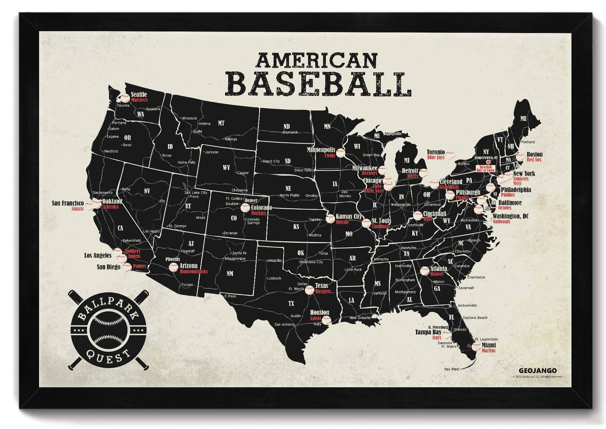 Discover All MLB Teams in Alphabetical Order with Their Locations and Stats