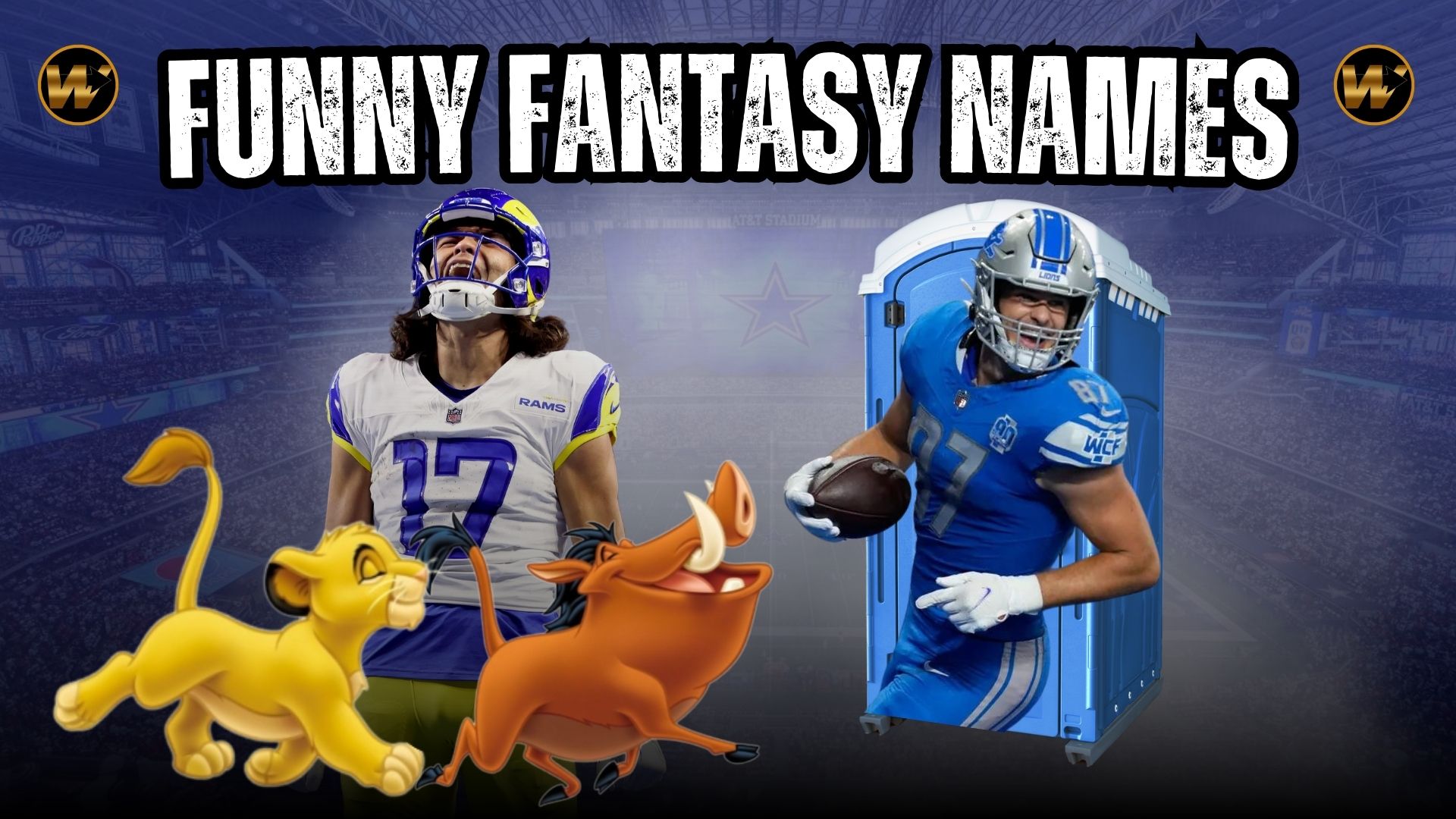 Best Funny Lions-Themed Fantasy Football Team Names for 2024