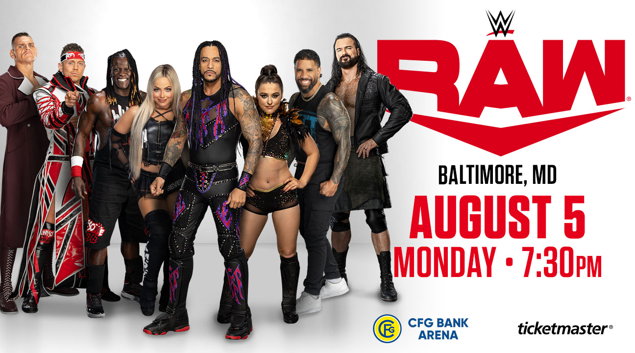 WWE Baltimore 2024: Get Your Tickets for Monday Night RAW at CFG Bank Arena