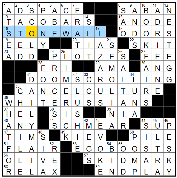 NYT Crossword: Answer to Put into Law Clue and More Solutions