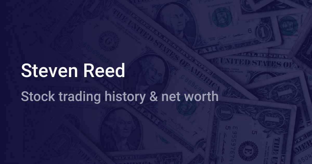 What is Steven Reed's Net Worth in 2024? A Detailed Look at His Earnings