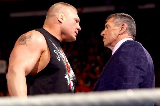 brock lesnar and vince mcmahon