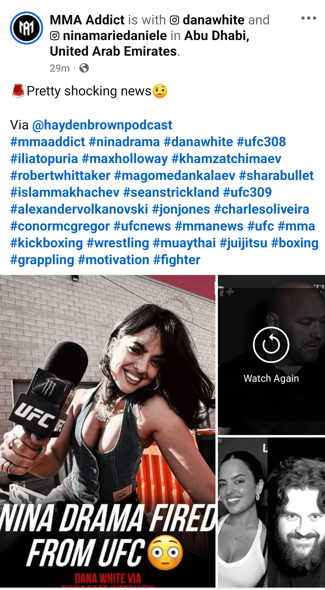 Is Nina Dramas Latest Post Fake? Breaking Down the UFC Scandal