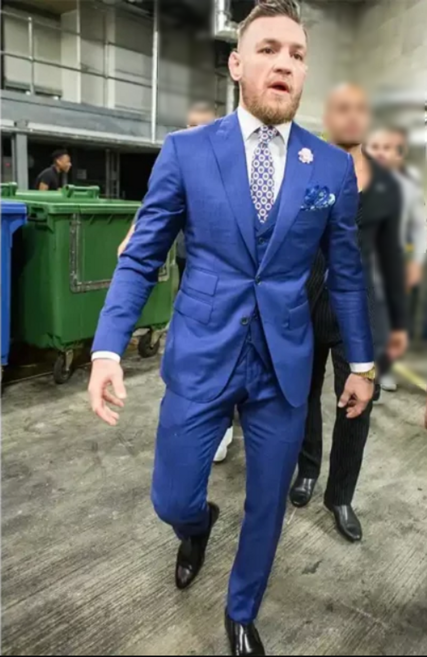 Why Conor McGregors Blue Suit is the Ultimate in Mens Fashion