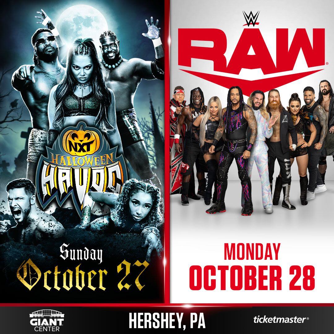 WWE Hershey PA 2024: Experience Monday Night RAW at GIANT Center