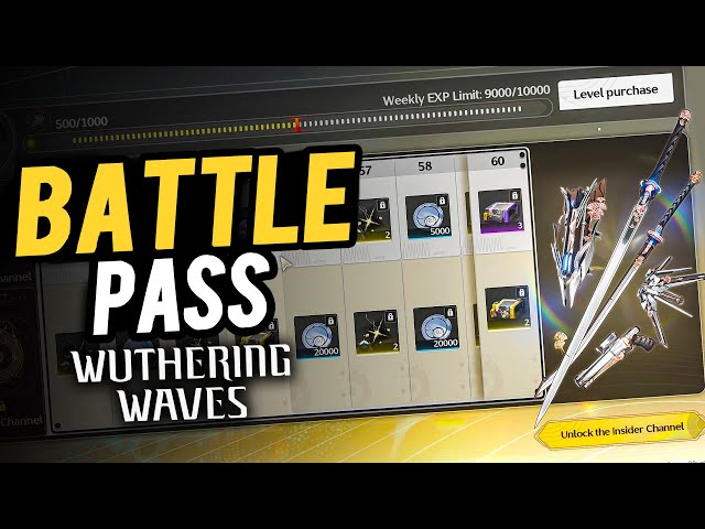 Unlocking Power: Wuthering Waves Battle Pass Weapon Guide