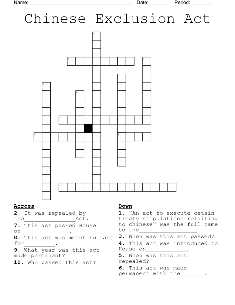 Unlock the Meaning of Exclusion in Crossword Puzzles