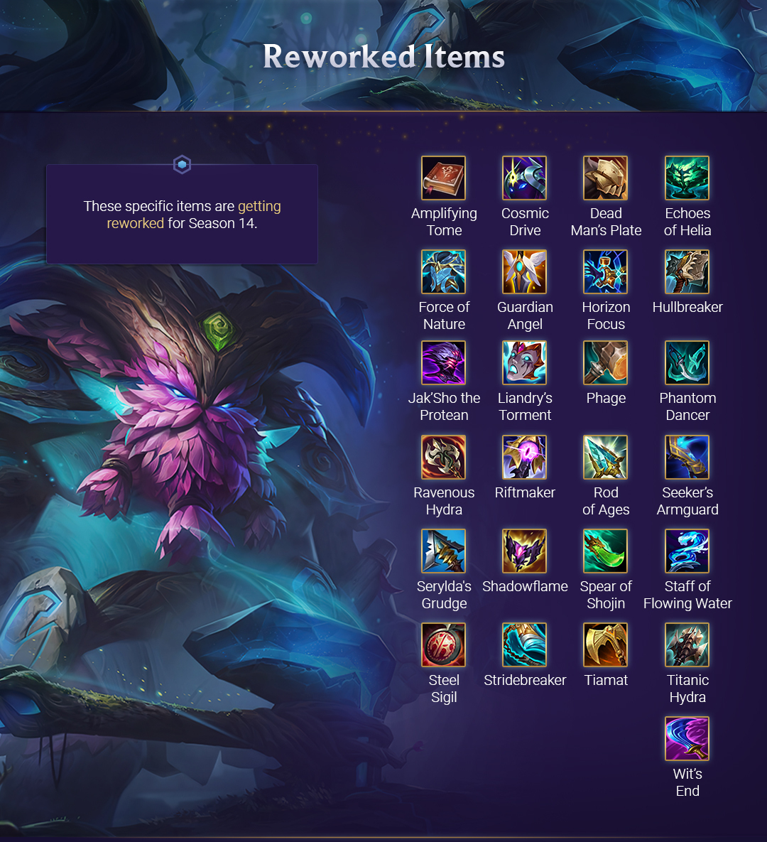 Complete Guide to LOL Season 14 Item Changes and Buffs