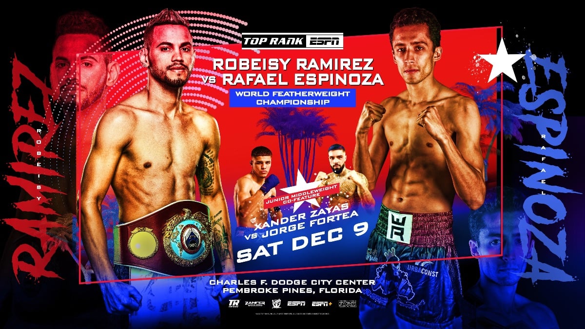 Ramirez vs Espinoza Card: Check Out the Full Fight Details!