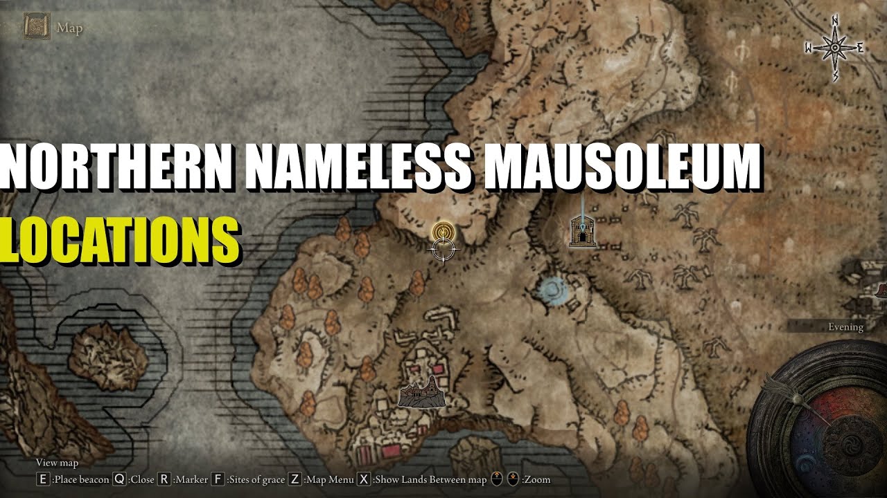 Where is the Elden Ring Northern Nameless Mausoleum? Exact Location