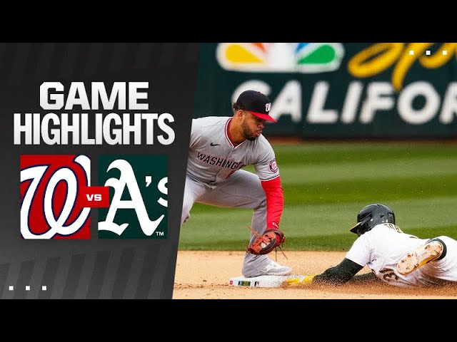 Washington Nationals vs Oakland Athletics Match: Key Player Stats and Highlights