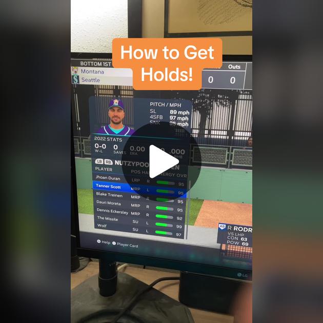 Confused about How to Get a Hold in MLB The Show?  Heres Your Answer