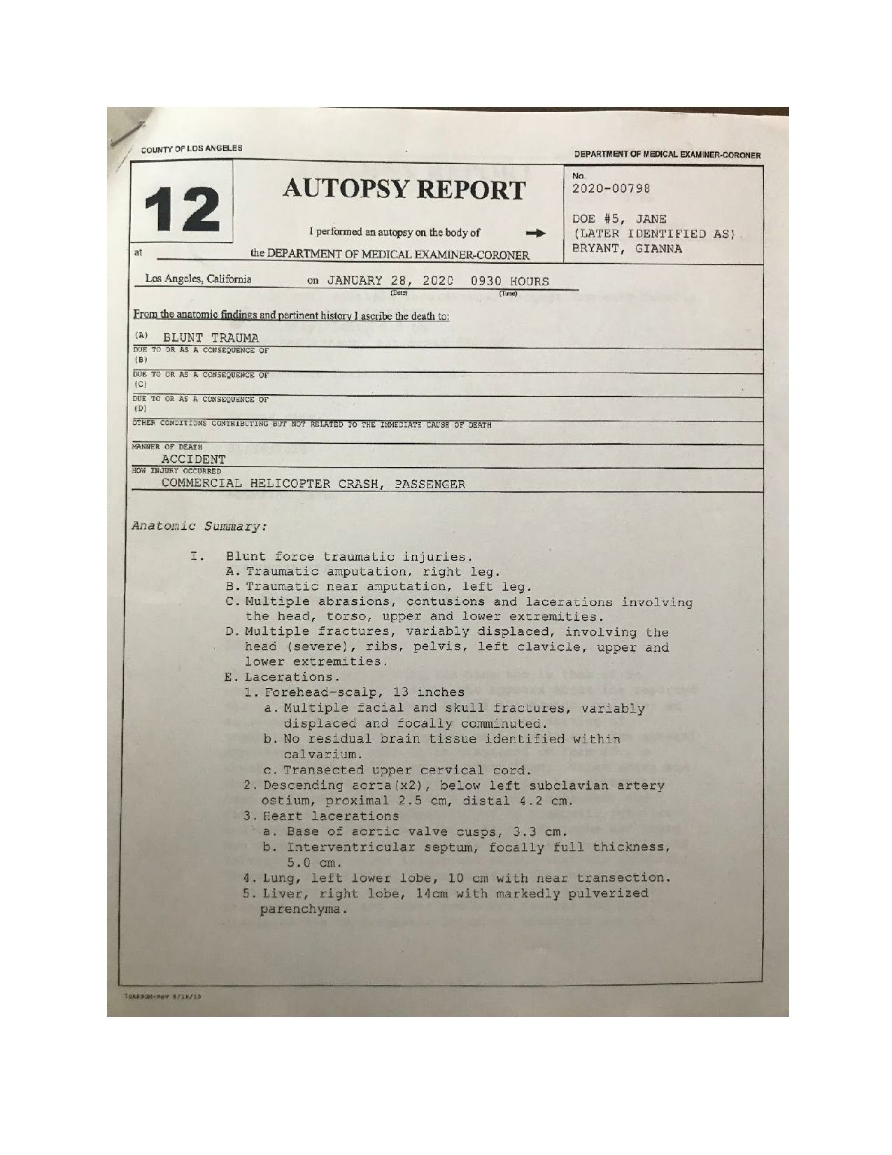 The Mystery of Gigis Death Autopsy Report Insights