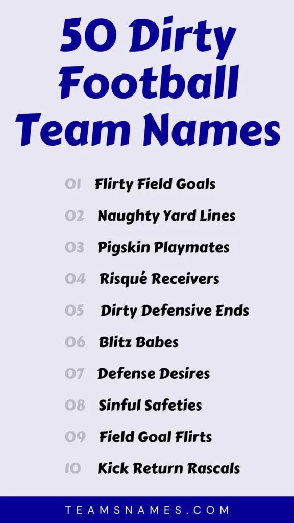 Dirty Crude Fantasy Team Names: Explore the Most Shocking Ideas Here!