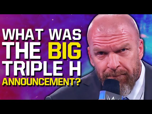 Triple H Big Announcement: Whats the Huge News All About?