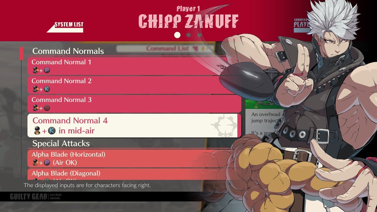 Guilty Gear Chipp Zanuff Move List: All You Need to Know