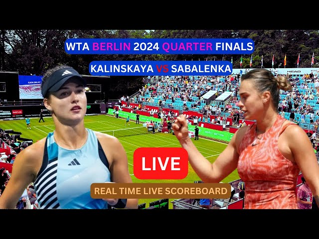 Live Updates: Anna Kalinskaya vs Aryna Sabalenka (Scores and Highlights)