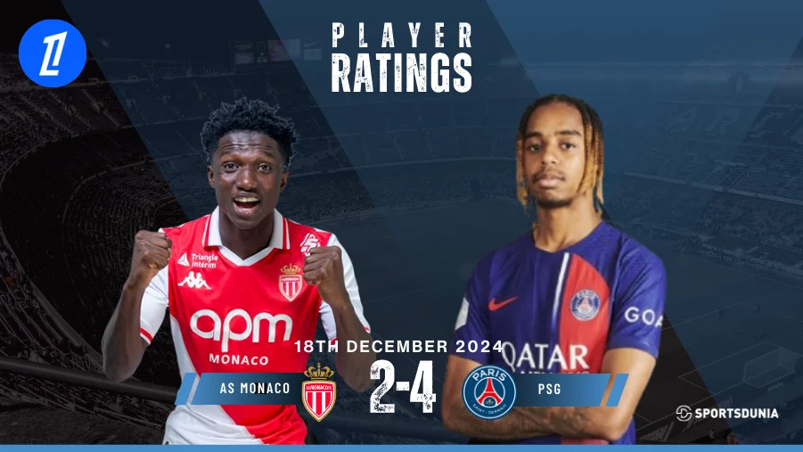 PSG vs AS Monaco FC Player Ratings: Breakdown of the Best and Worst Players.