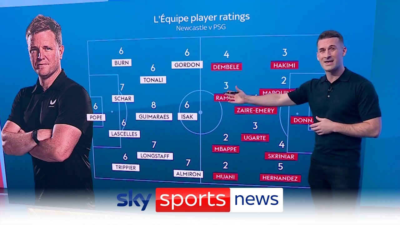 PSG vs Newcastle Player Ratings: Champions League Match Review