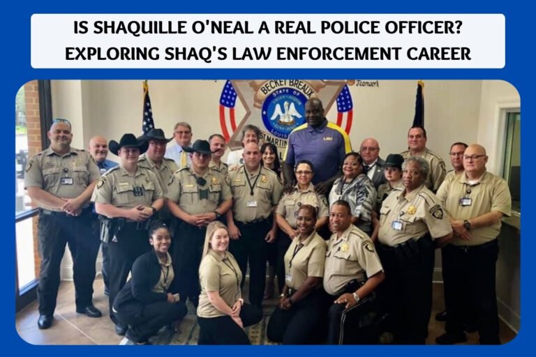 Is Shaquille ONeal a Cop Now? Shaqs Police Career and More