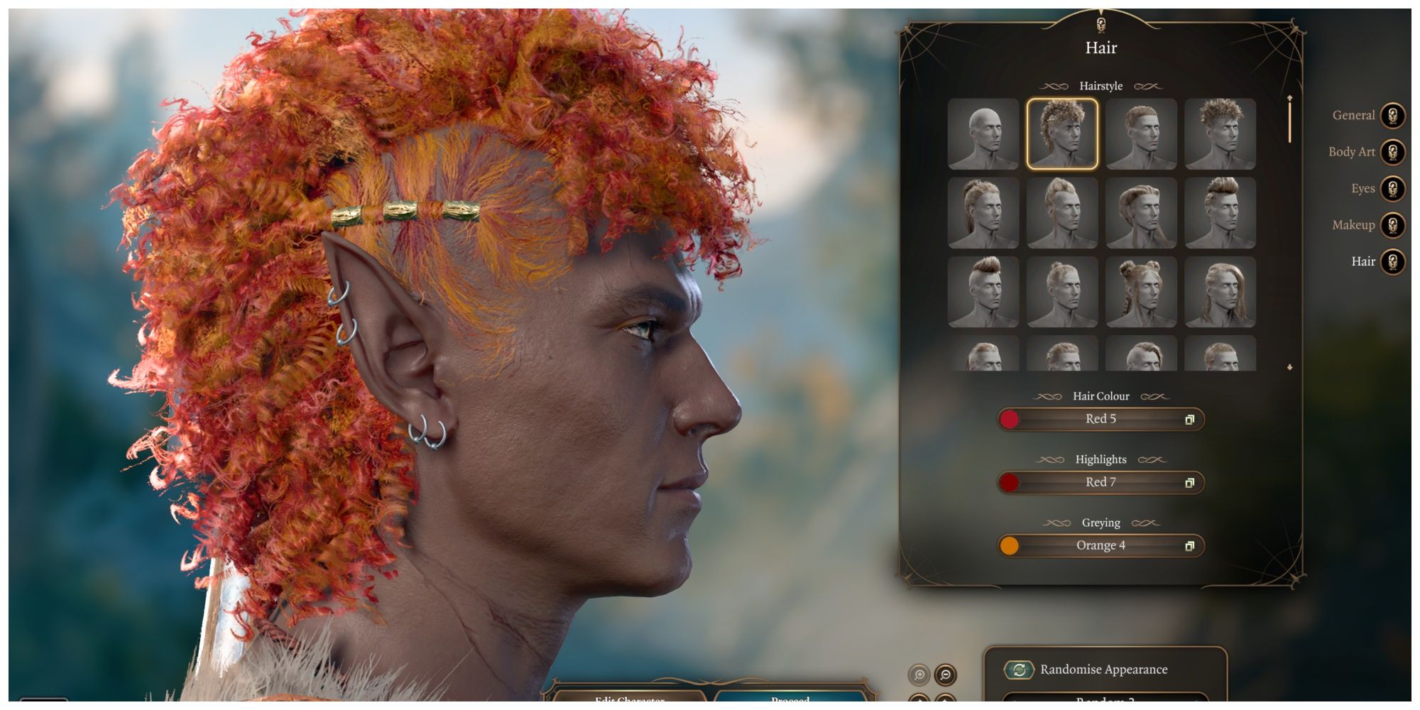 Rocking bg3 black hair red: Tips and Tricks for Character Design (Baldurs Gate 3 Customization Guide)