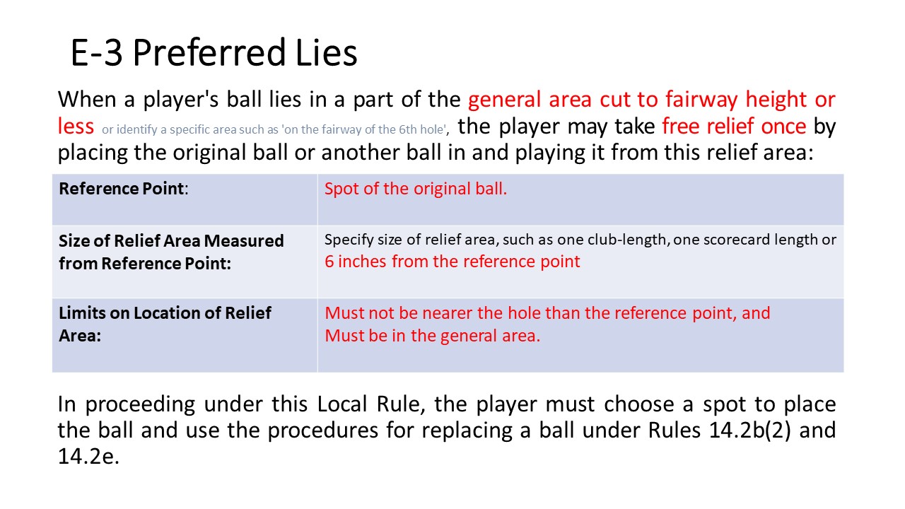 What is Preferred Lies in Golf? Simple Rules Explained for You