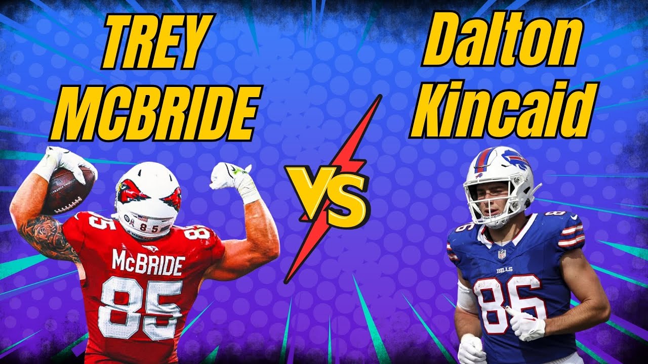 Trey McBride or Dalton Kincaid: The Ultimate Fantasy Football Showdown, Who Will Come Out on Top?