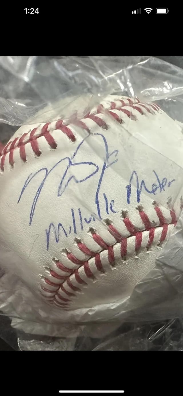 Mike Trout Baseball Signed is it Real or Fake? (Spot a Real Mike Trout Autograph)