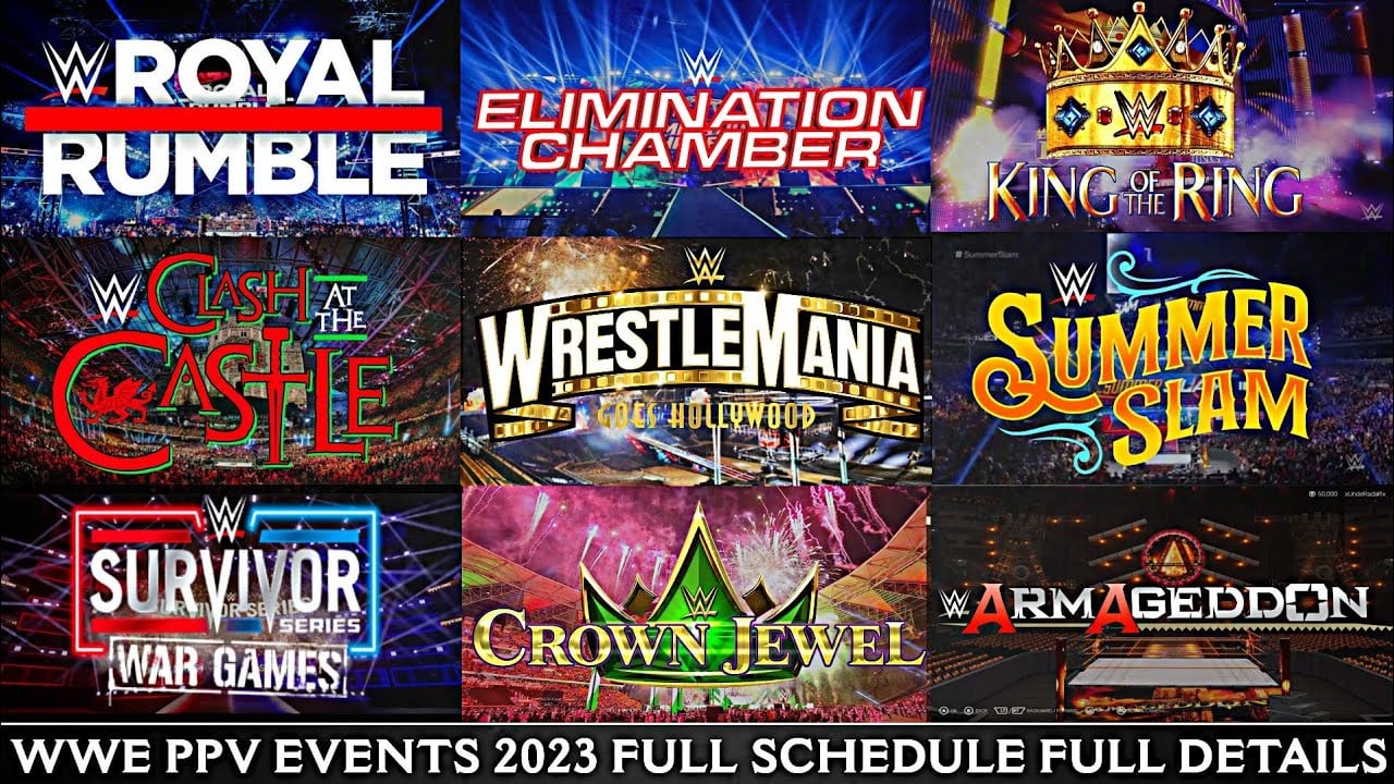 Whats the next WWE PPV date? Mark your calendars now!