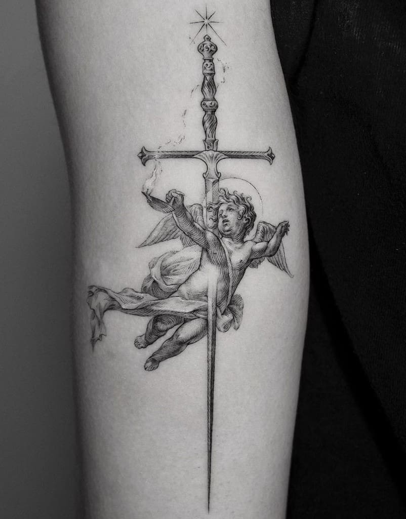 Meaning of a Sword Tattoo: From Strength to Protection, Find Out What This Design Could Mean for You.