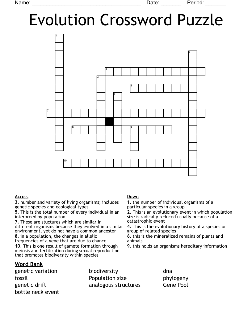 Whats the Evolution Crossword answer? Simple tips to solve it quickly for everyone!