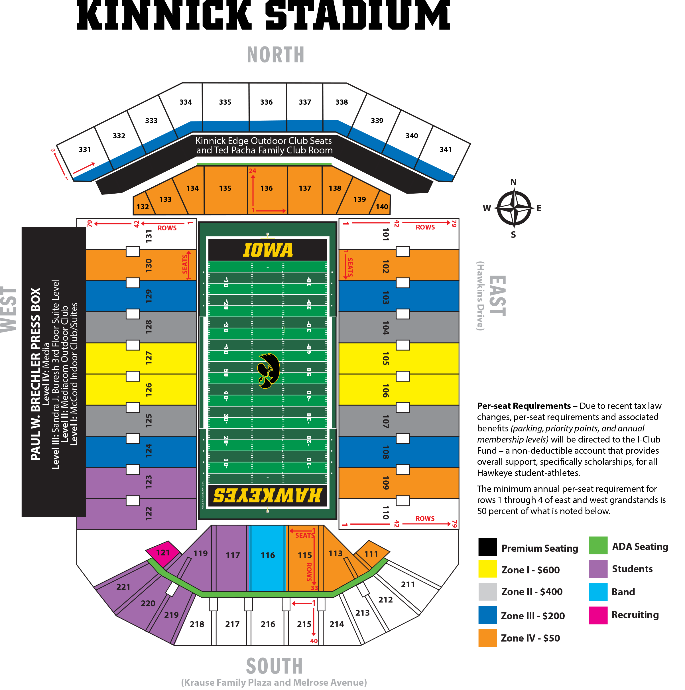 Your Guide to Iowa Hawkeye Football Stadium Seating Chart: Find Your Perfect Seat!