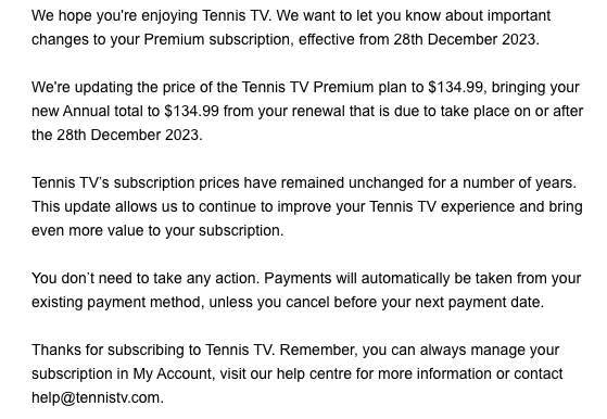 Tennis TV Pricing: Is It Worth It for the Tennis Fan?