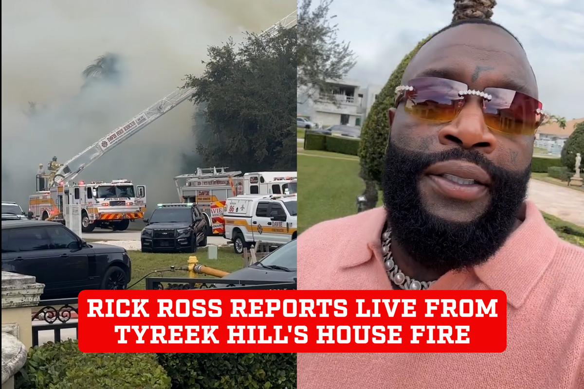 tyreek hill house fire: rick ross feud, see everything we know so far