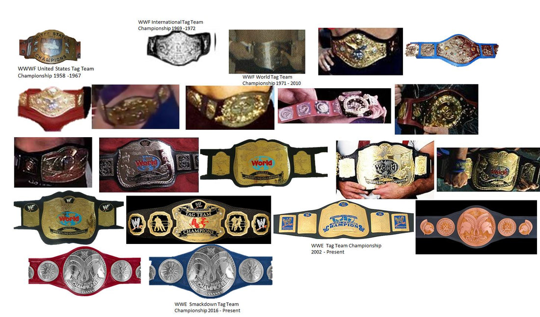 The History of the Smackdown Tag Team Championship Belts (WWE)