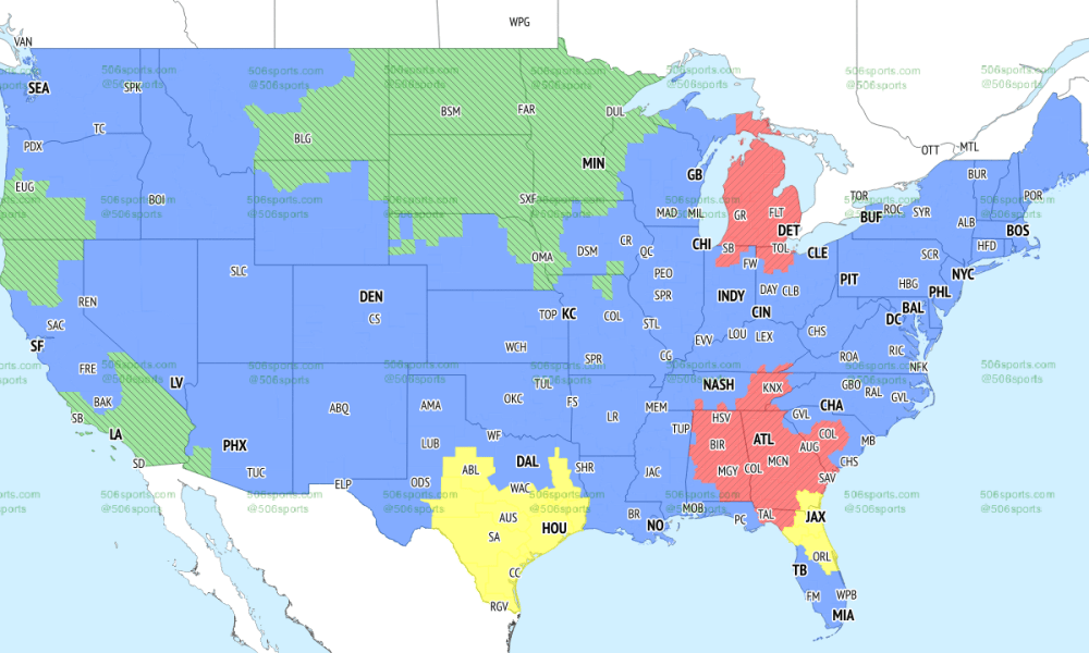 Dont Miss a Snap! NFL Coverage Map Week 3 2023 (Check Out Which Games Are Televised in Your Region)