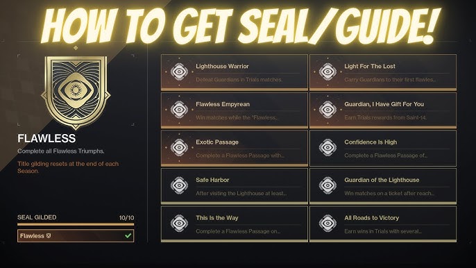 Destiny 2 Seals: Easy Guide & Checklist (Get Titles Fast!)