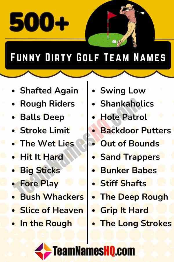 Funny Golfer Names: The Most Amusing Names in Golf