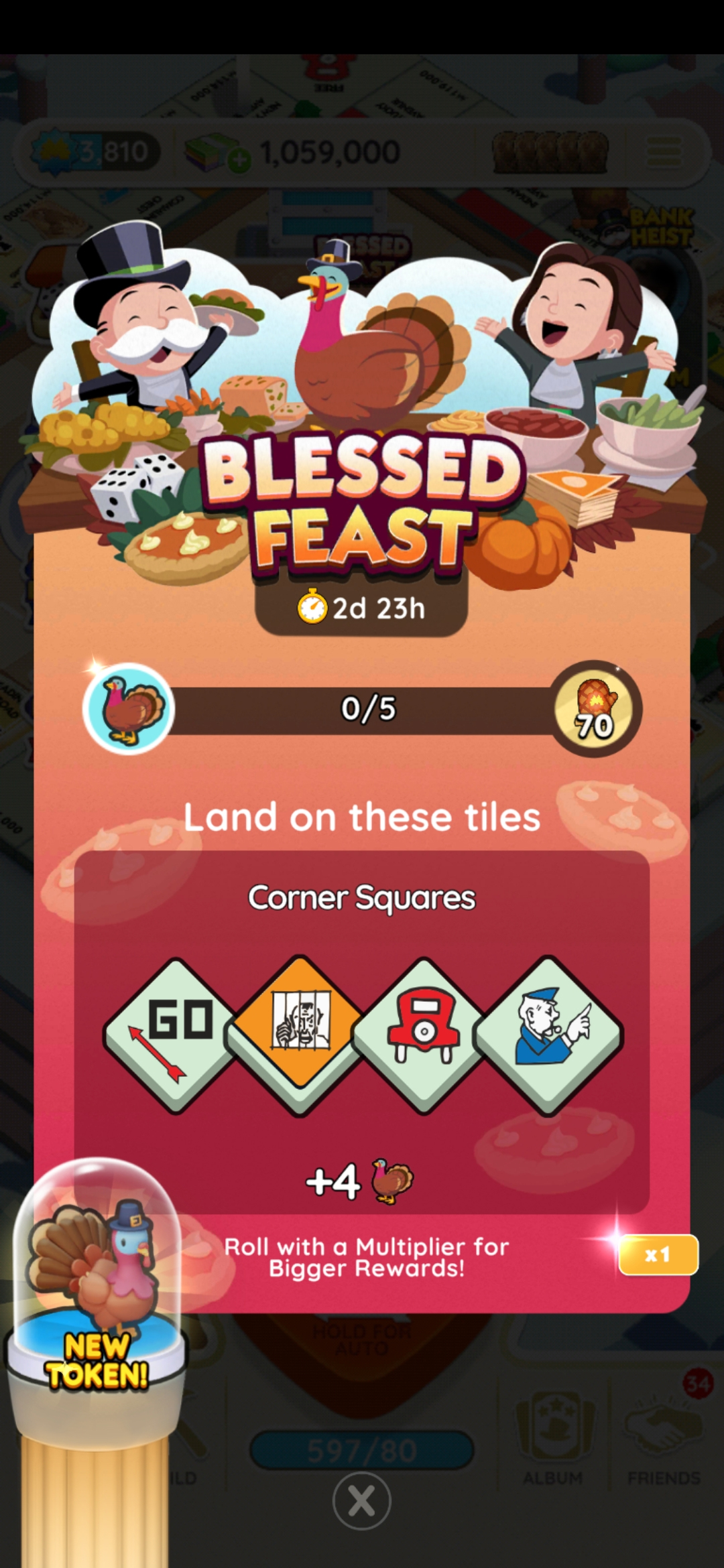 Blessed Feast Monopoly Go Rewards: Get Free Dice & Cash Now!